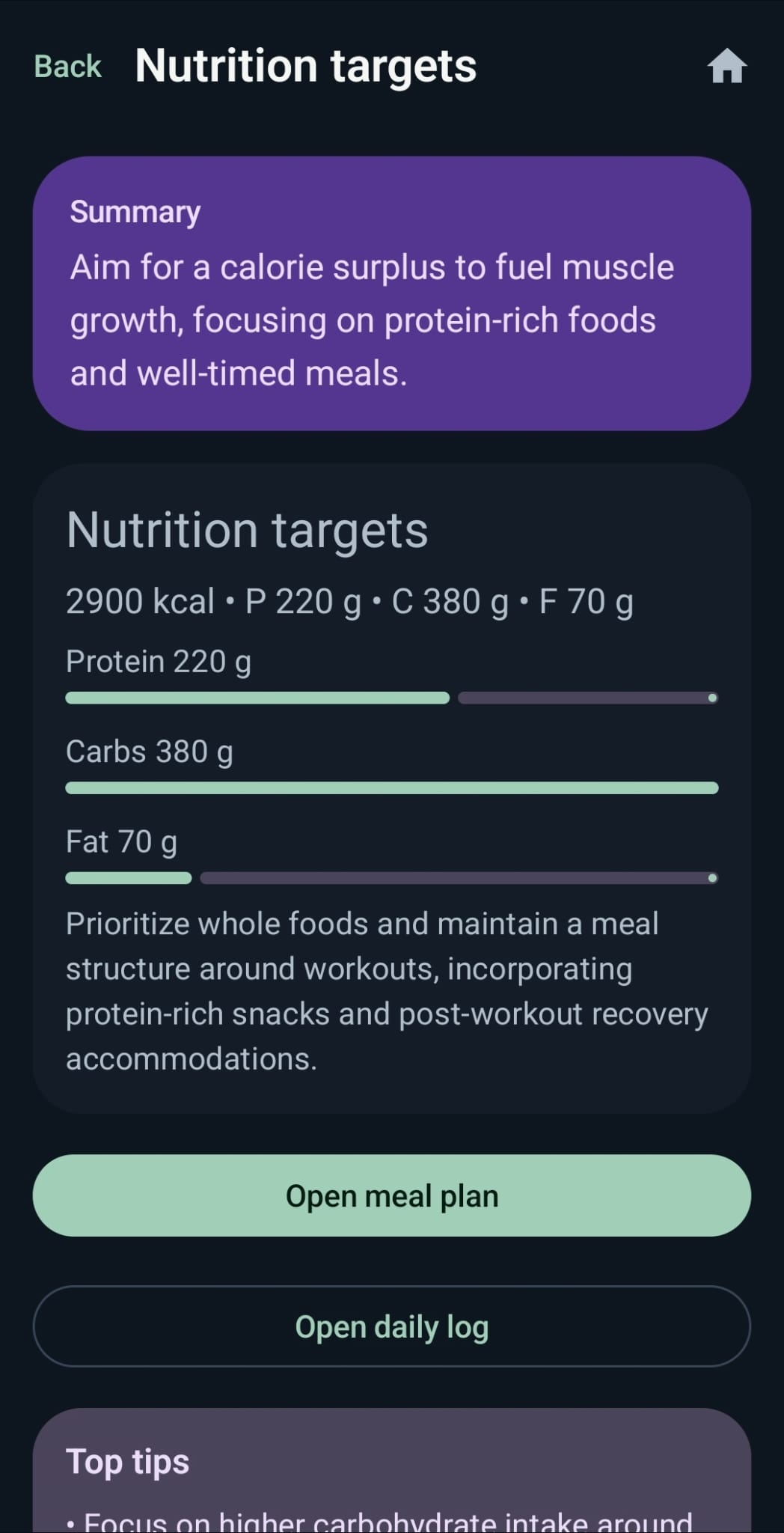 GainsAI app screenshot 4