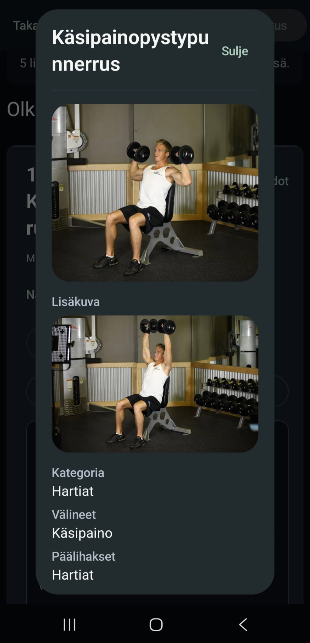 GainsAI-sovelluksen kuvakaappaus 7